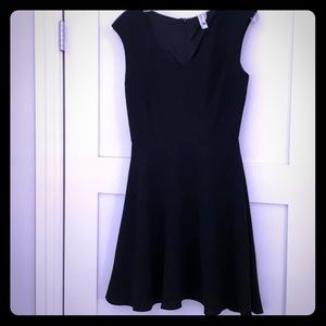 Black a line dress
